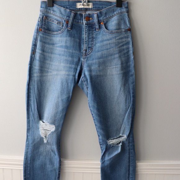 Madewell Light Blue Skinny Jeans - Picture 2 of 7